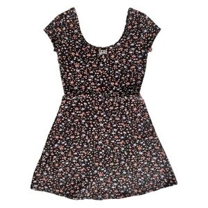 Vans Womens Covered Ditsy Cap Sleeve Floral Dress XS